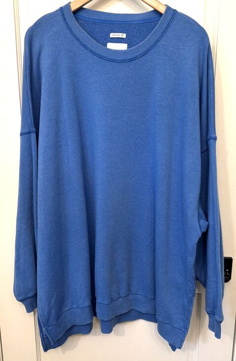 American Eagle Outfitters Tops - American Eagle Blue Ahh-Mazingly Soft Jegging Fit Sweatshirt XXL 2XL Comfy Cozy